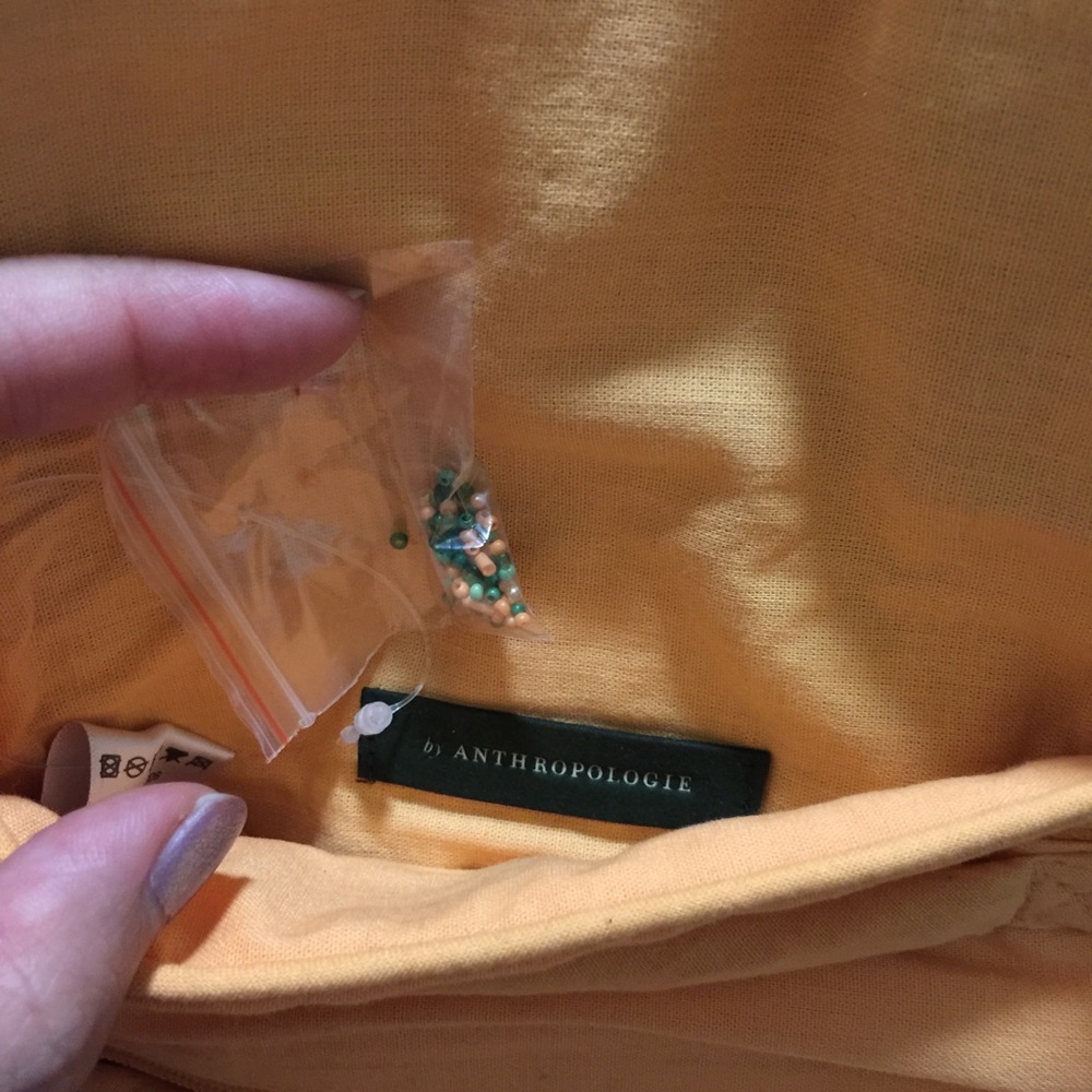 NWT Anthropologie beaded bag/wallet - green - Picture 4 of 4